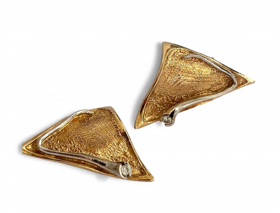 Rare 14k Gold Bracelet Designed by Ole Lynggaard Denmark c.1970 Length 19cm Weight 40.5 gram perfect condition