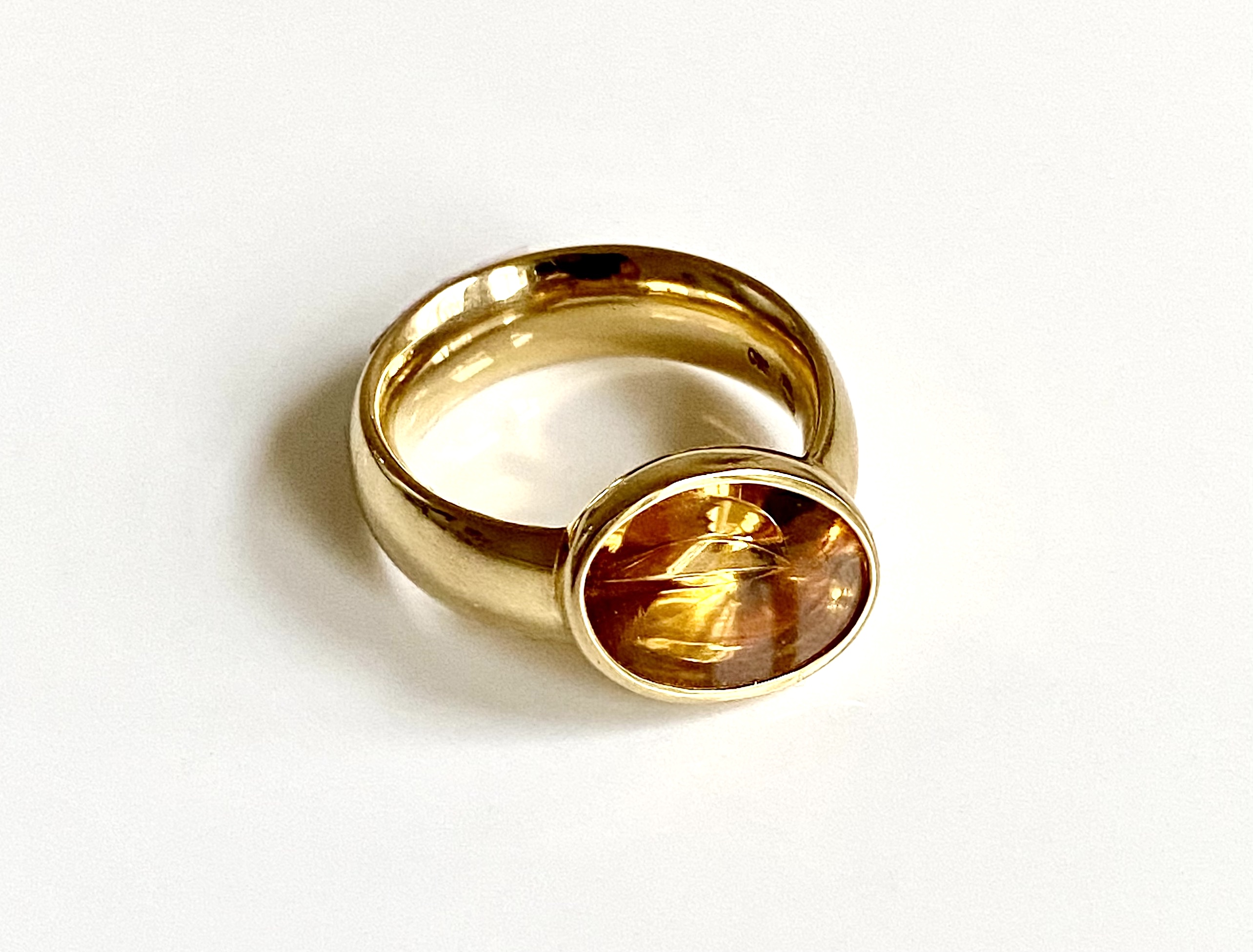 Georg Jensen 18k Gold Ring Denmark Poul Hansen