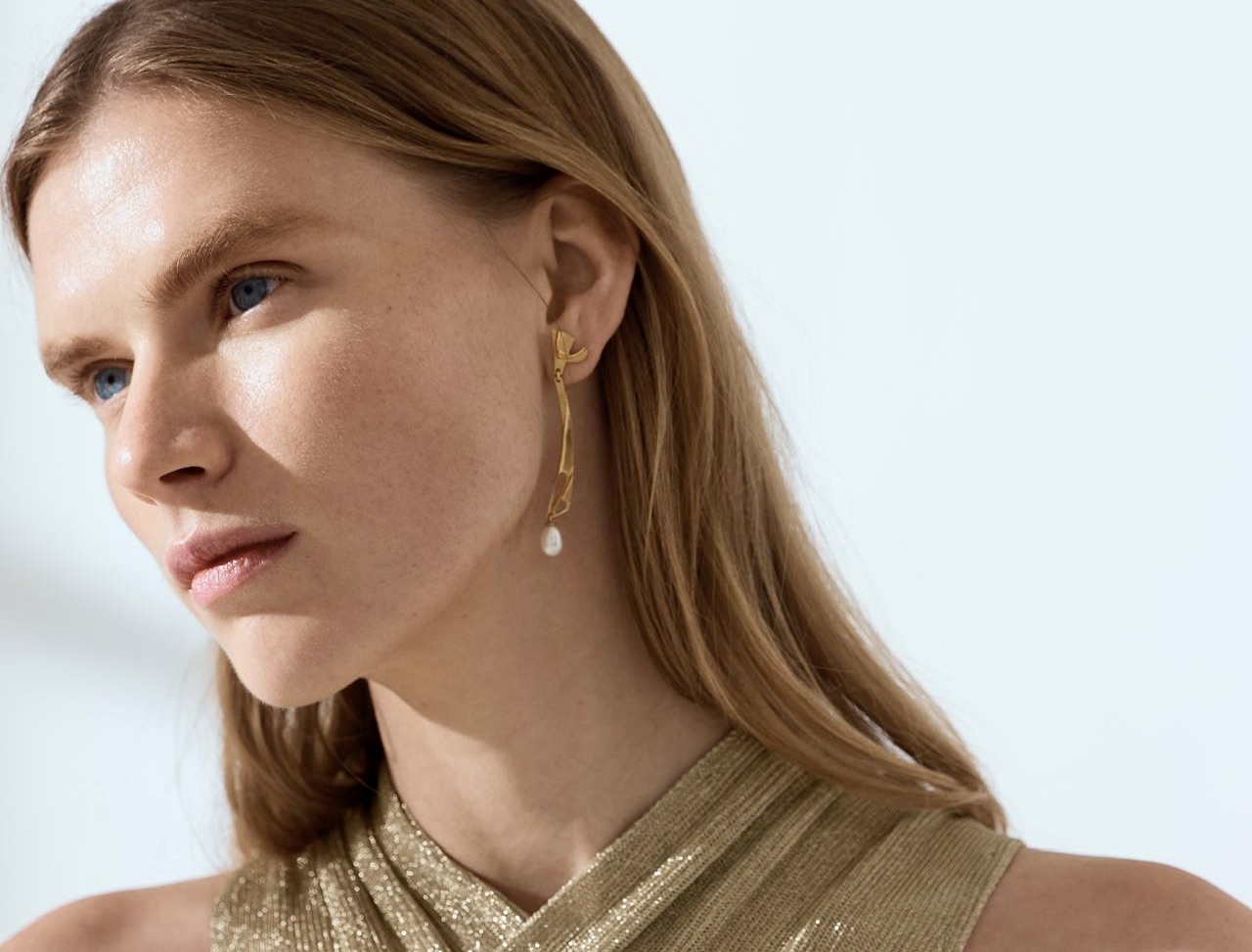 Bjorn Weckstrom Gold Earrings