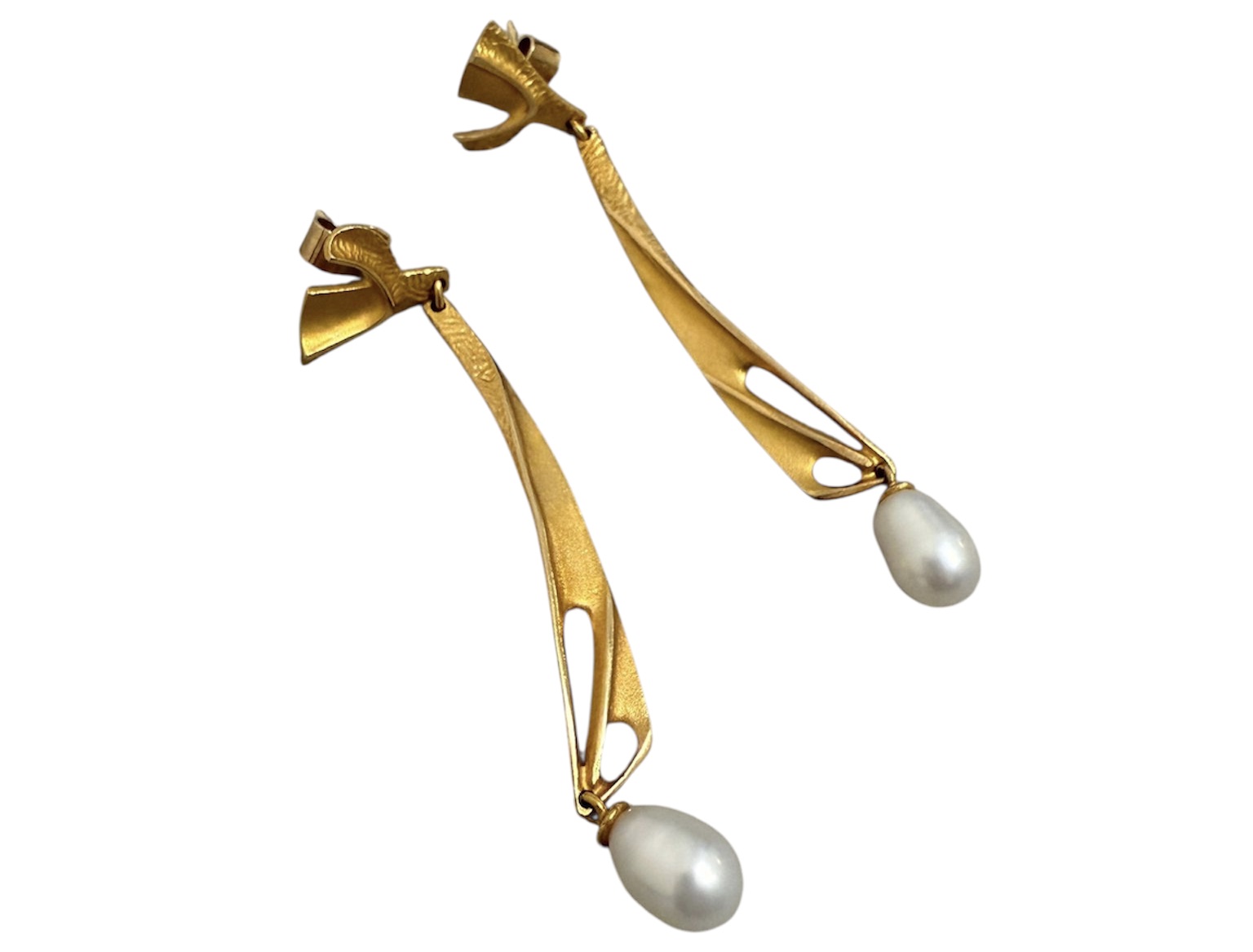 Bjorn Weckstrom Gold Earrings