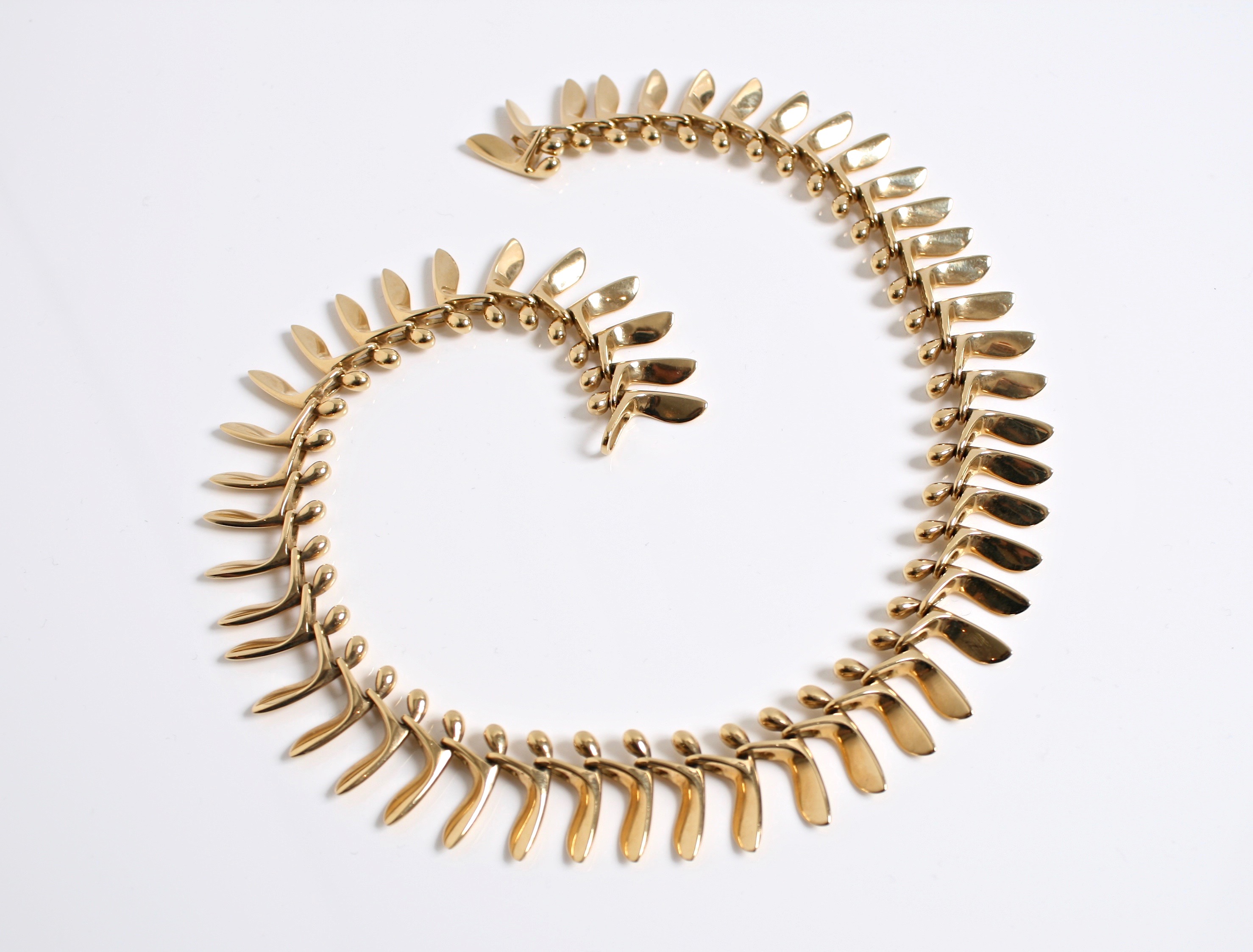 gold-sycamore-pod-necklace-georg jensen