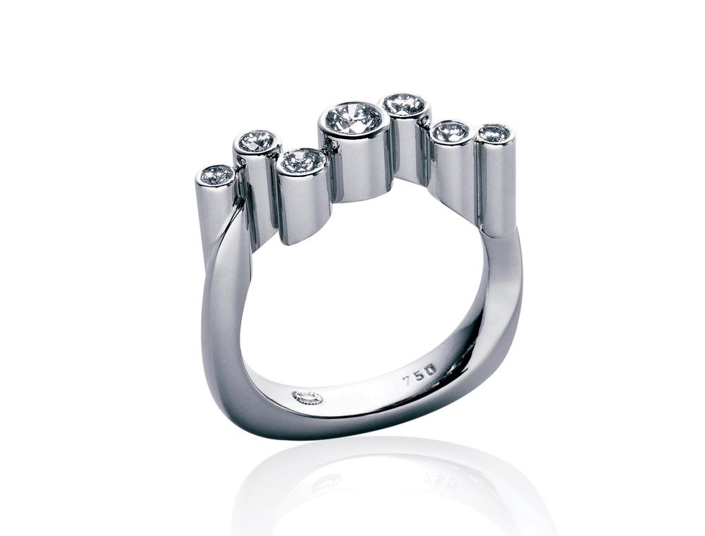 white-gold-cascade-diamond-ring-Georg-Jensen