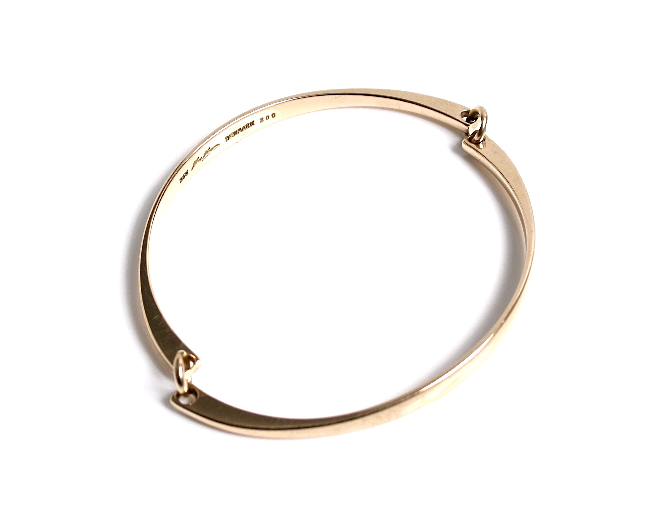 14k-gold-jointed-bracelet-Hans-Hansen-Denmark 