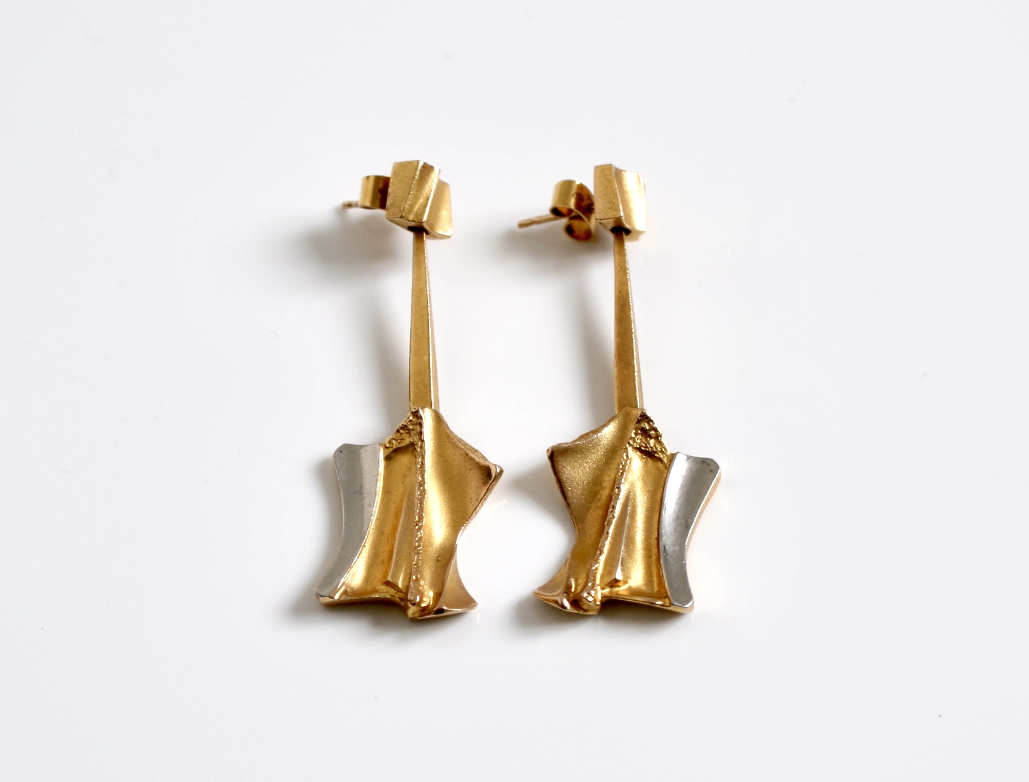 Bjorn Weckstrom Gold & platinum Earrings