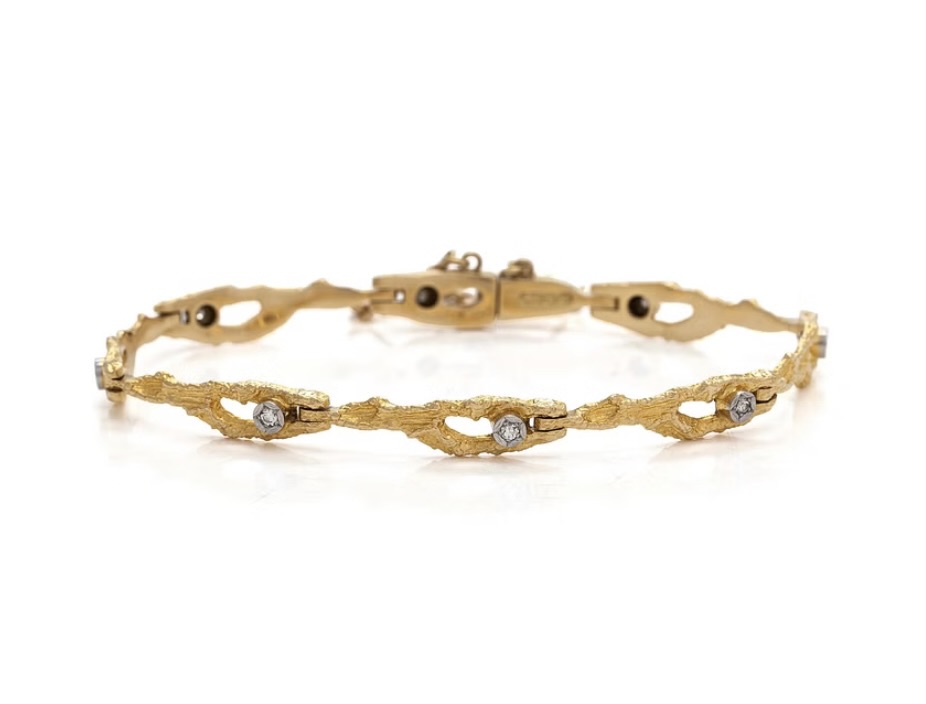 Diamond and Gold Lapponia Bracelet