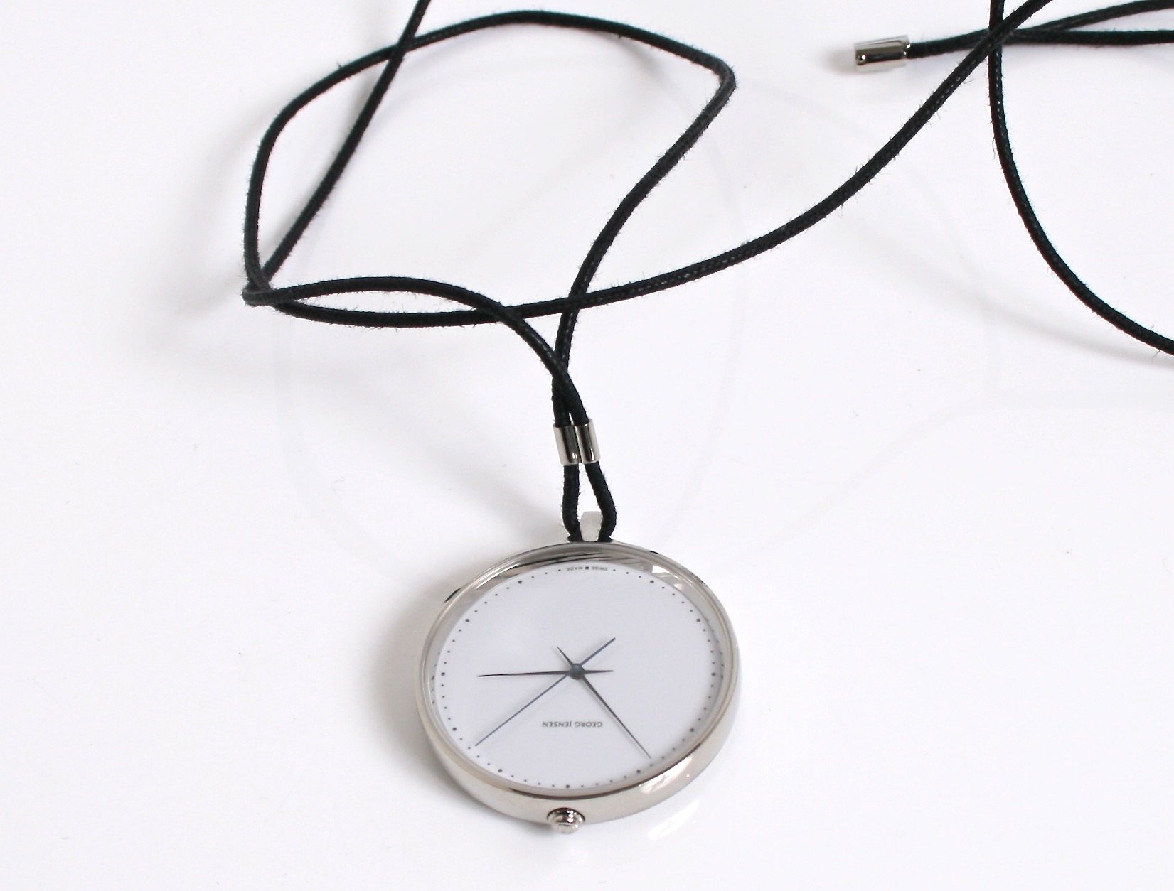 Georg Jensen Pendant Watch - Timeless Elegance in Every Tick display picture 1