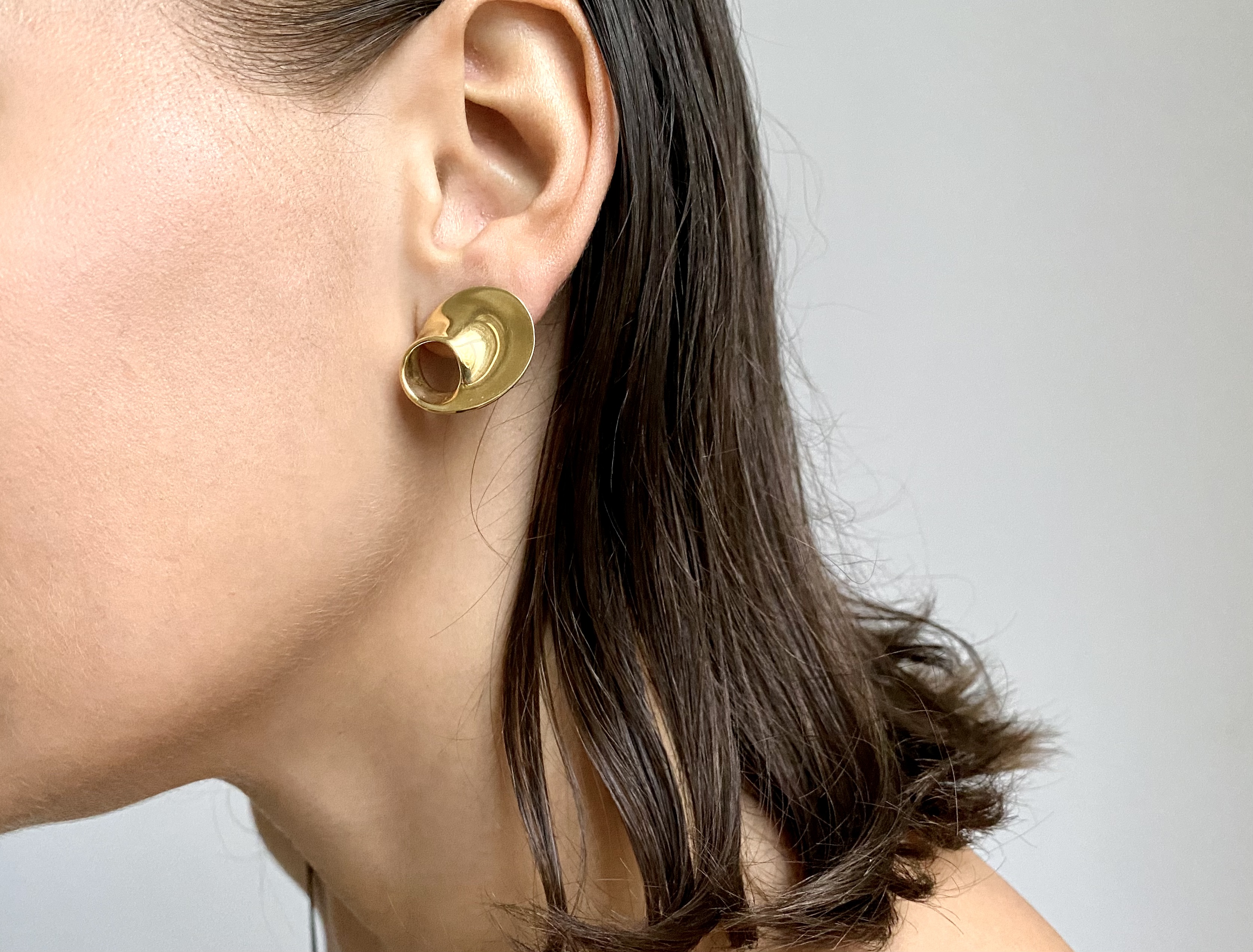 Georg-Jensen-Gold-Torun-Earrings