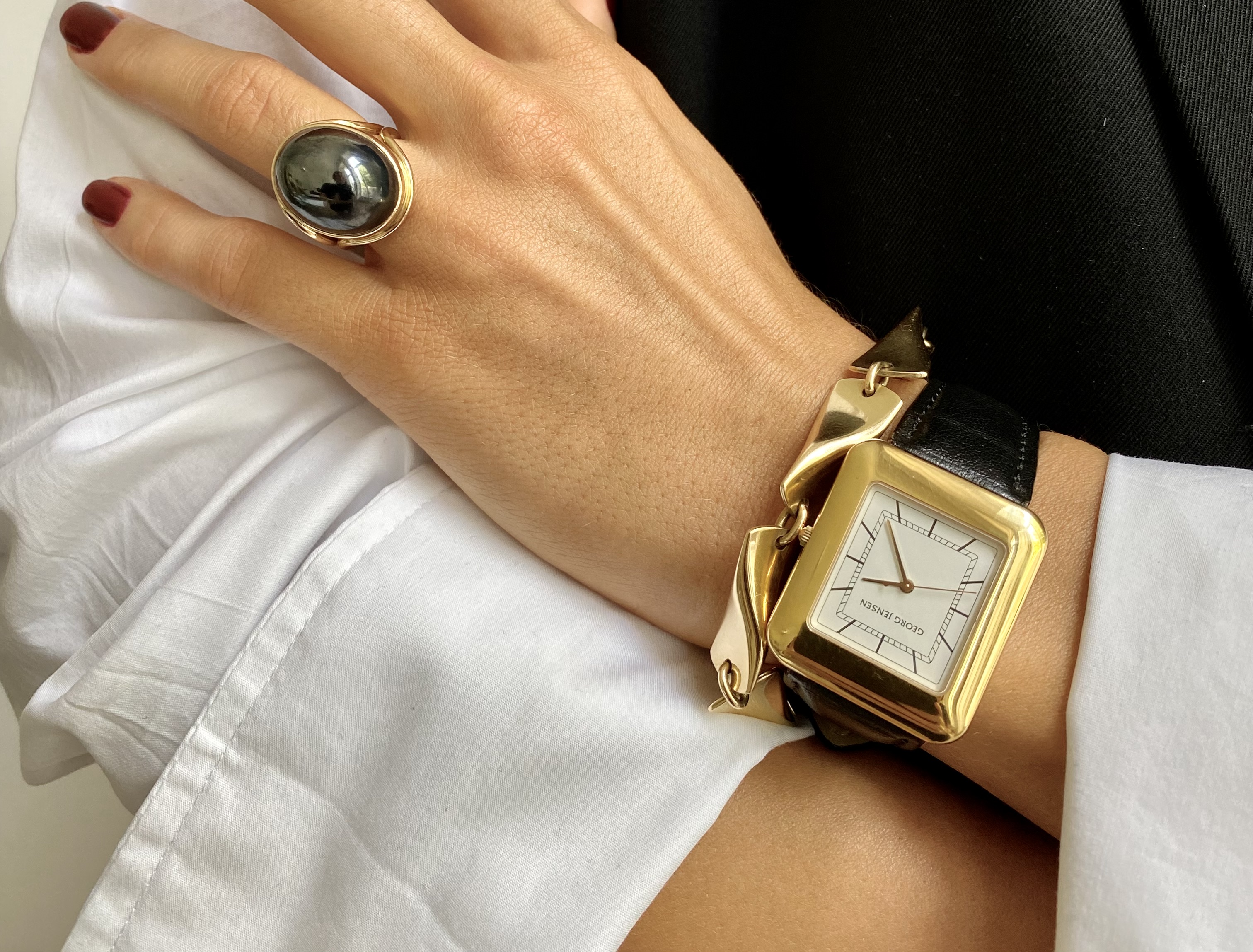 Georg Jensen quartz Watch, Georg Jensen womens Watches, Georg Jensen Jewellery, Georg Jensen Jewelery, Georg Jensen Vintage Watch