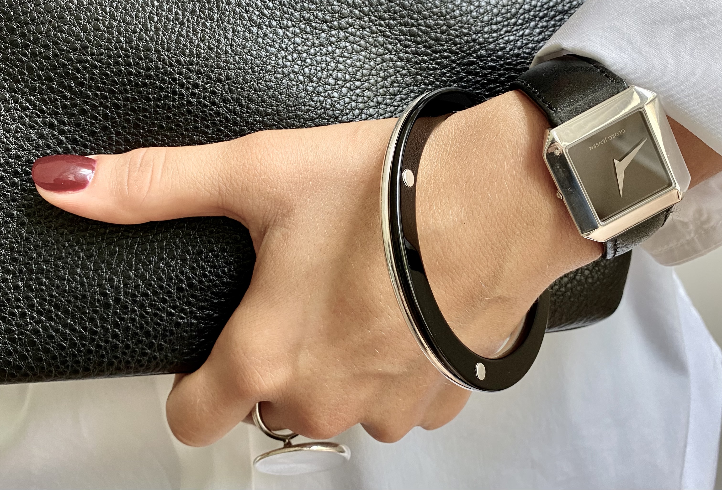 Georg Jensen Allan Scharff Silver Watch - Timeless Elegance